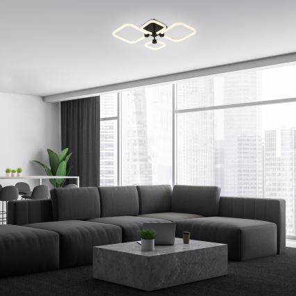 Rabalux - Димируемо LED таванно осветително тяло LED/47W/230V 3000/4000/6000K + дистанционно управление 46x54 cm