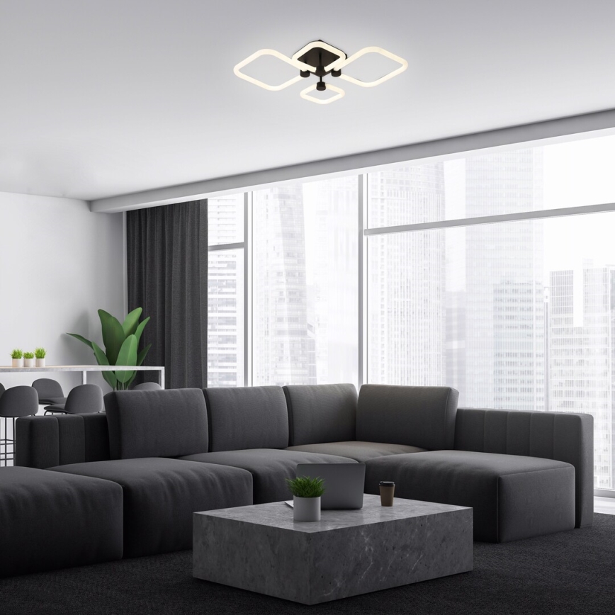 Rabalux - Димируемо LED таванно осветително тяло LED/47W/230V 3000/4000/6000K + дистанционно управление 46x54 cm