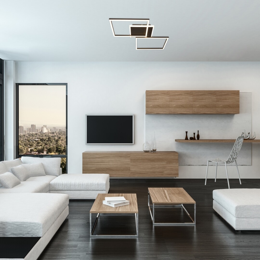 Rabalux - LED Плафониера LED/40W/230V 3000K черен 39x50 см