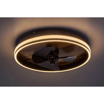 Rabalux - LED Димируем плафон с вентилатор LED/30W/230V 3000-6500K + дистанционно управление