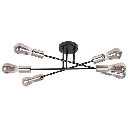 Rabalux - Полилей за повърхностен монтаж 6xE27/25W/230V