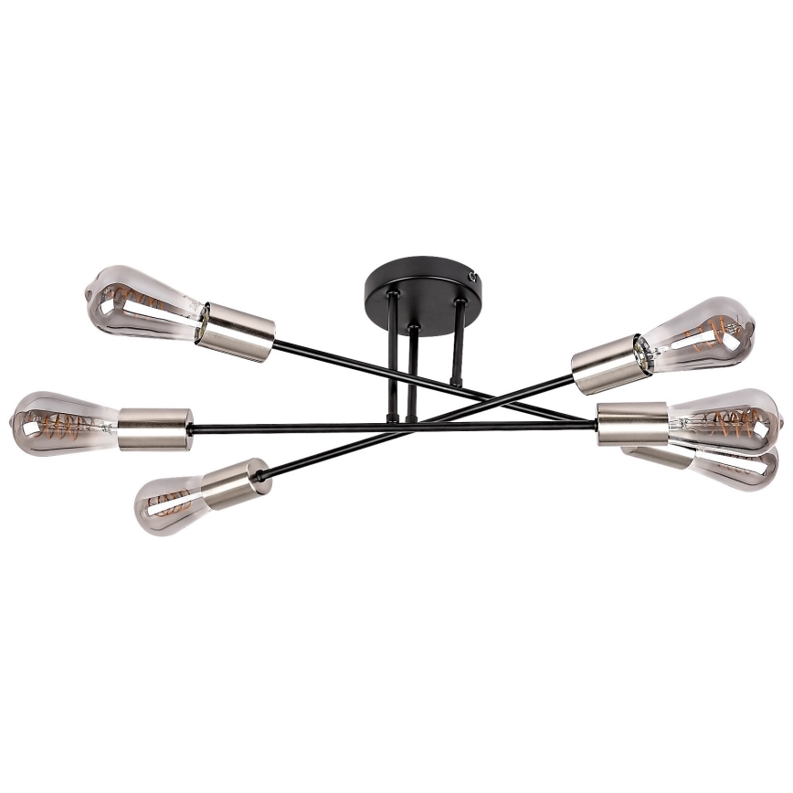 Rabalux - Полилей за повърхностен монтаж 6xE27/25W/230V