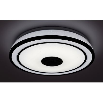 Rabalux - Димируемо LED RGB таванно осветително тяло с вграден високоговорител LED/24W/230V 3000-6500K + дистанционно управление диам. 39,5 см