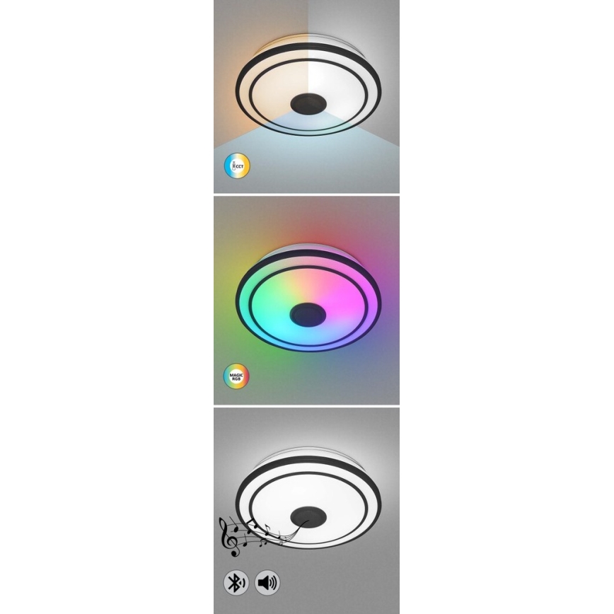 Rabalux - LED RGB Димируем плафон с тонколона LED/24W/230V 3000-6500K + дистанционно управление