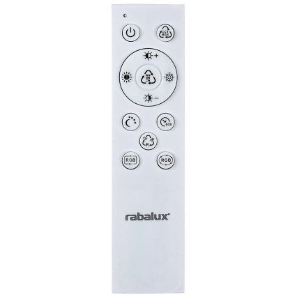 Rabalux - LED RGBW Димируем плафон LED/40W/230V 2700-6500K + дистанционно управление
