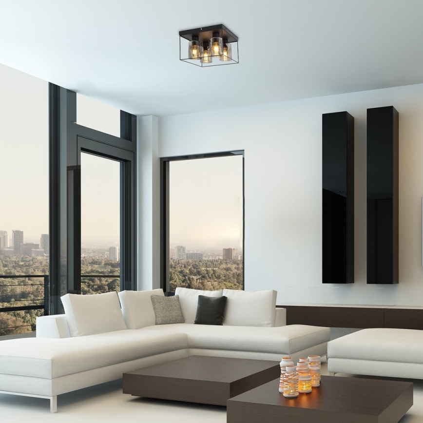 Rabalux - Таванно осветително тяло 4xE27/25W/230V 30x30 cm