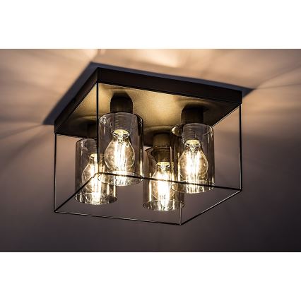 Rabalux - Таванно осветително тяло 4xE27/25W/230V 30x30 cm