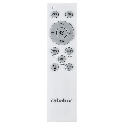 Rabalux - LED Димируем плафон LED/60W/230V 3000-6000K + дистанционно управление