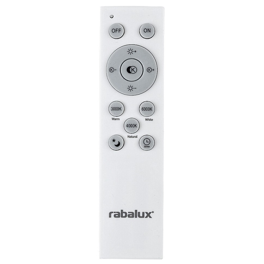 Rabalux - LED Димируем плафон LED/60W/230V 3000-6000K + дистанционно управление