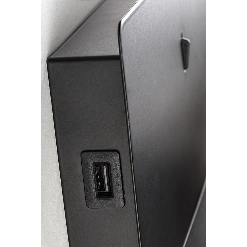 Rabalux - LED Аплик с рафт и USB portem LED/6W/230V 3000K