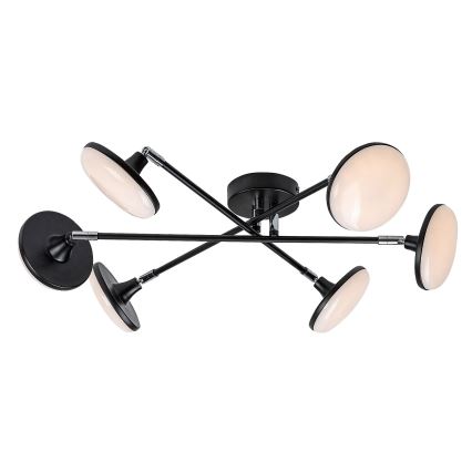 Rabalux - LED Полилей за повърхностен монтаж 6xLED/4W/230V 3000K черен