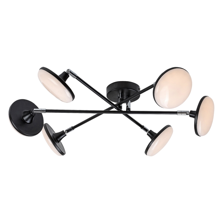 Rabalux - LED Полилей за повърхностен монтаж 6xLED/4W/230V 3000K черен