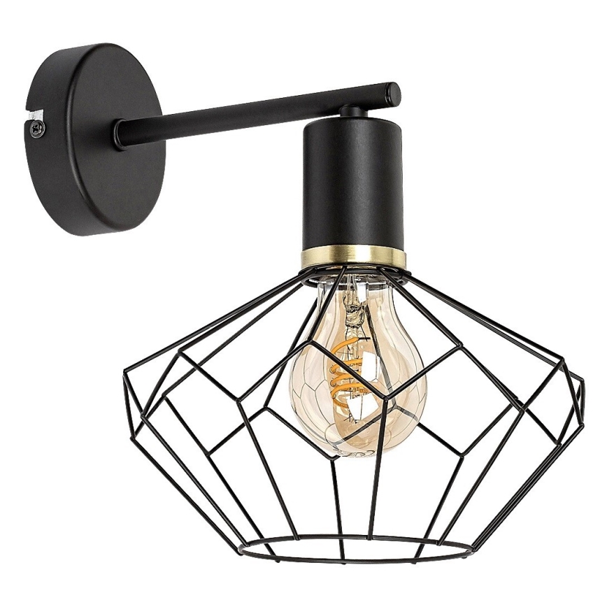 Rabalux - Аплик 1xE27/40W/230V Ø 20 см черен