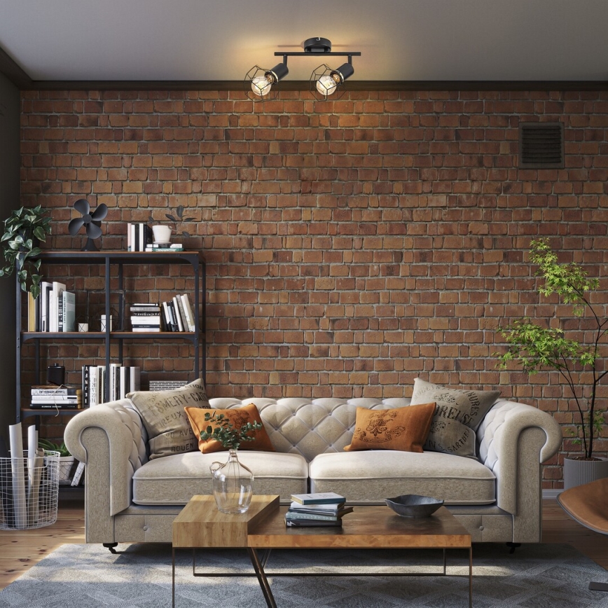 Rabalux - Спот 2xE27/40W/230V черен