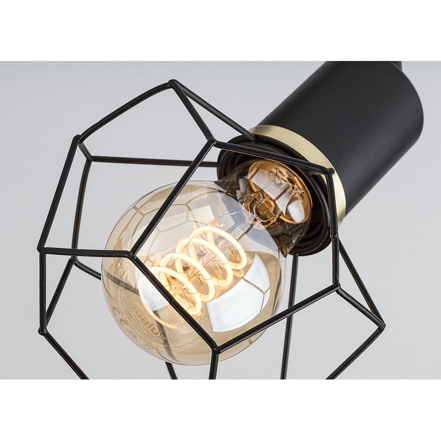 Rabalux - Спот 3xE27/40W/230V черен