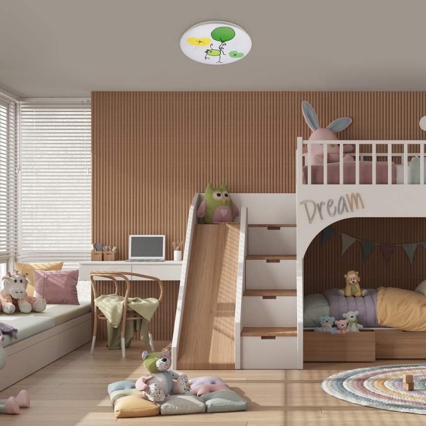 Rabalux - LED детско таванно осветително тяло LED/24W/230V 3000K Ø 37,5 см