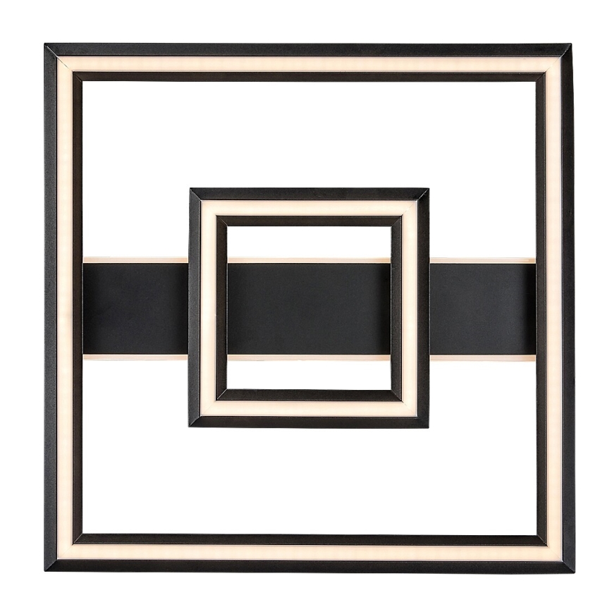 Rabalux - LED таванно осветително тяло LED/48W/230V 3000K черно 48,5x48,5 cm