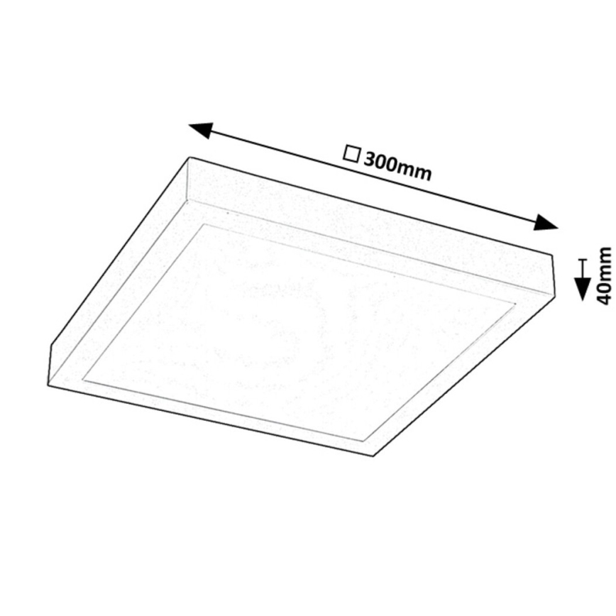 Rabalux - LED Панел за повърхностен монтаж LED/18W/230V 4000K 30x30 см