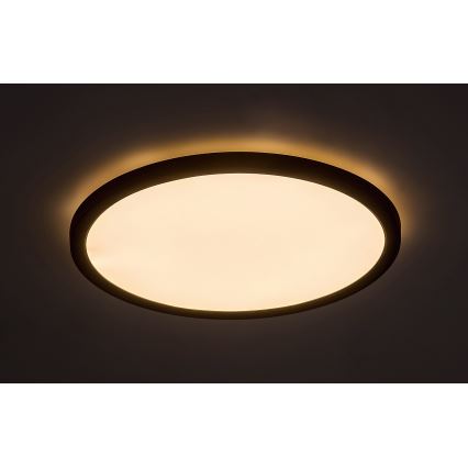 Rabalux - LED Плафониера LED/24W/230V 3000/4000/6000K Ø 29 cm черен