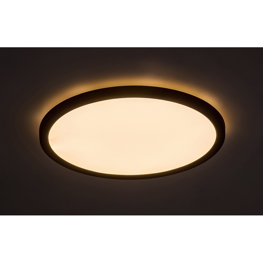 Rabalux - LED Плафониера LED/24W/230V 3000/4000/6000K Ø 29 cm черен