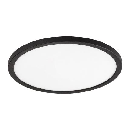 Rabalux - LED Плафониера LED/24W/230V 3000/4000/6000K Ø 29 cm черен