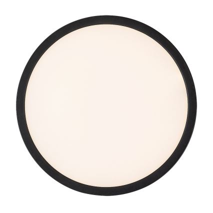 Rabalux - LED Плафониера LED/24W/230V 3000/4000/6000K Ø 29 cm черен