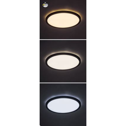 Rabalux - LED Плафониера LED/36W/230V 3000/4000/6000K Ø 40 cm черен