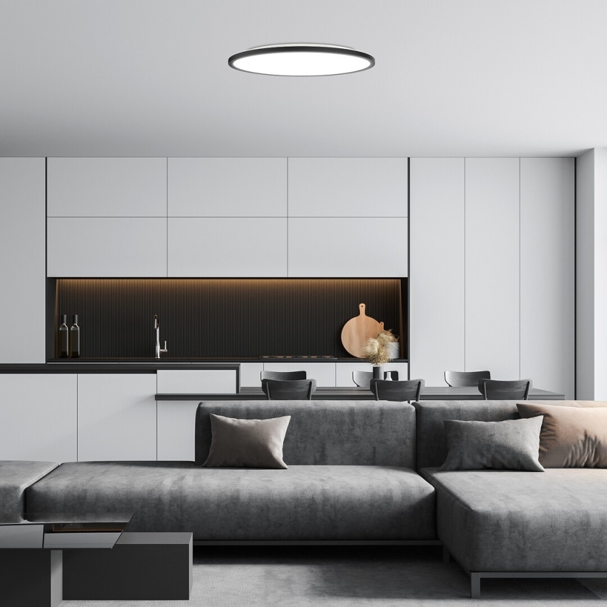 Rabalux - LED Плафониера LED/36W/230V 3000/4000/6000K Ø 50 cm черен