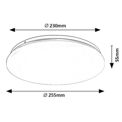 Rabalux - LED Плафониера LED/12W/230V 3000K 25 см
