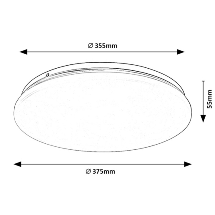 Rabalux - LED Плафониера LED/24W/230V 4000K 37 см