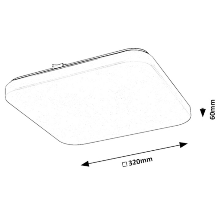 Rabalux - LED Плафониера LED/18W/230V 3000K 32x32 см