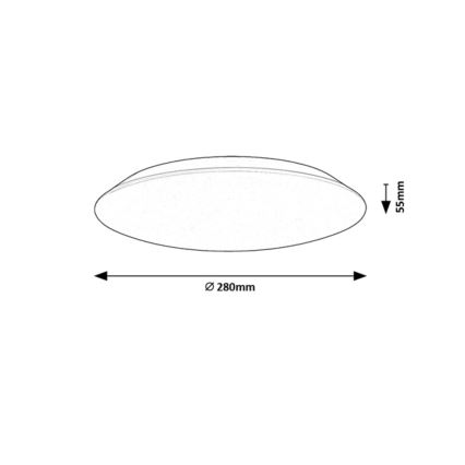 Rabalux - LED Плафониера LED/18W/230V 4000K 28 см