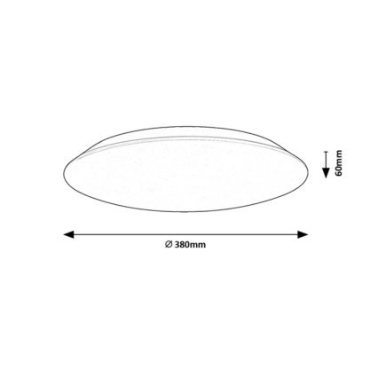 Rabalux - LED Плафониера LED/24W/230V 4000K 38 см