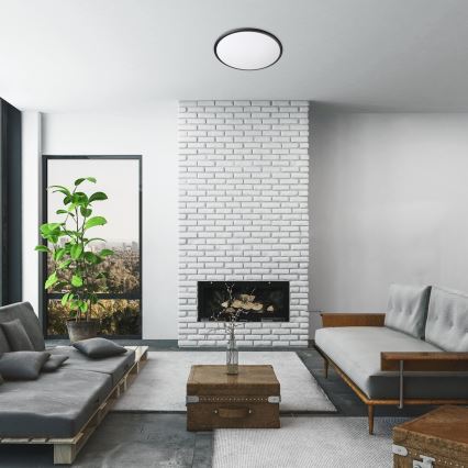 Rabalux - LED Плафониера LED/45W/230V 3000K черен 48 см