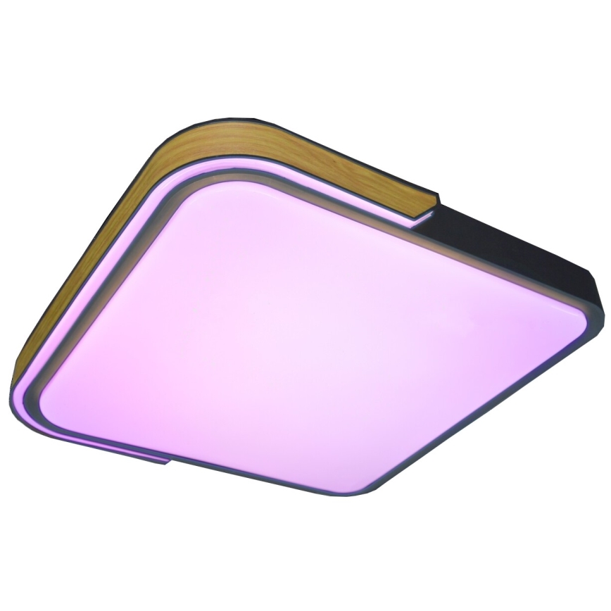 Rabalux - LED RGB Димируем плафон LED/48W/230V 3000K/4000K/6500K Wi-Fi Tuya + дистанционно управление