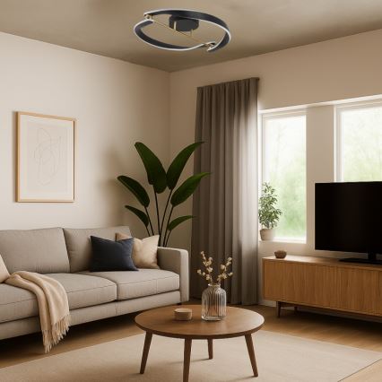 Rabalux - LED таванно осветително тяло, 40 W, 230 V, 3000 K (топла бяла), Ø 60 см