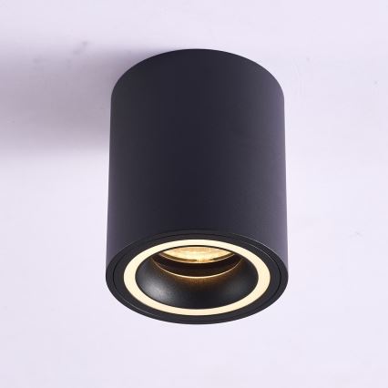 Rabalux - Спот 1xGU10/25W/230V кръгла черен