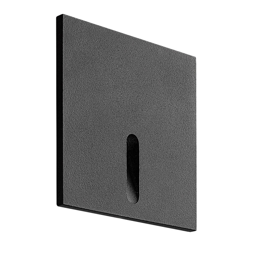 Rabalux - LED Лампа за стълбище LED/3W/230V 3000K черен