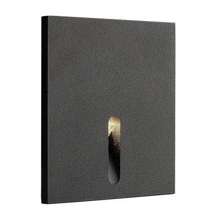 Rabalux - LED Лампа за стълбище LED/3W/230V 3000K черен