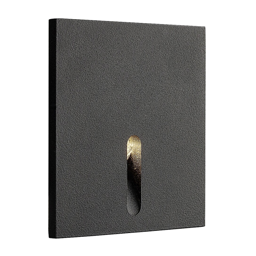 Rabalux - LED Лампа за стълбище LED/3W/230V 3000K черен