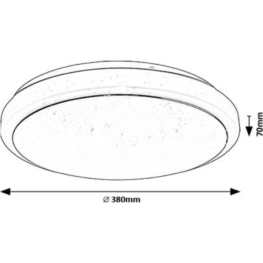 Rabalux - LED Плафониера LED/24W/230V 3000K Ø 38 см