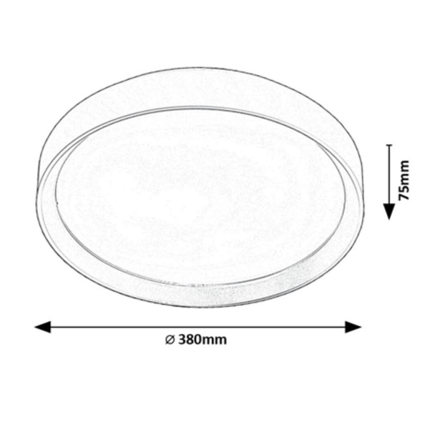 Rabalux - LED Плафониера LED/25W/230V 3000K Ø 38 см