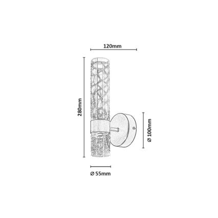 Rabalux - настенно LED осветително тяло LED/8W/230V 3000K