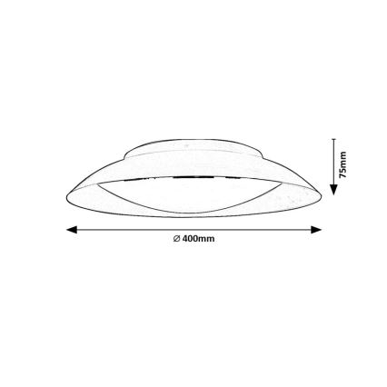Rabalux - LED Плафониера LED/24W/230V 3000K Ø 40 см