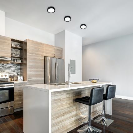 Rabalux - LED Плафониера LED/7W/230V 3000K Ø 12 см черен