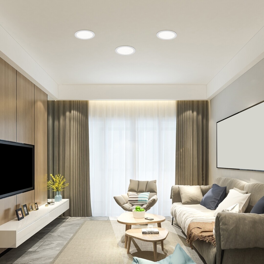 Rabalux - LED Лампа за окачен таван LED/3W/230V 3000K Ø 9 см бял