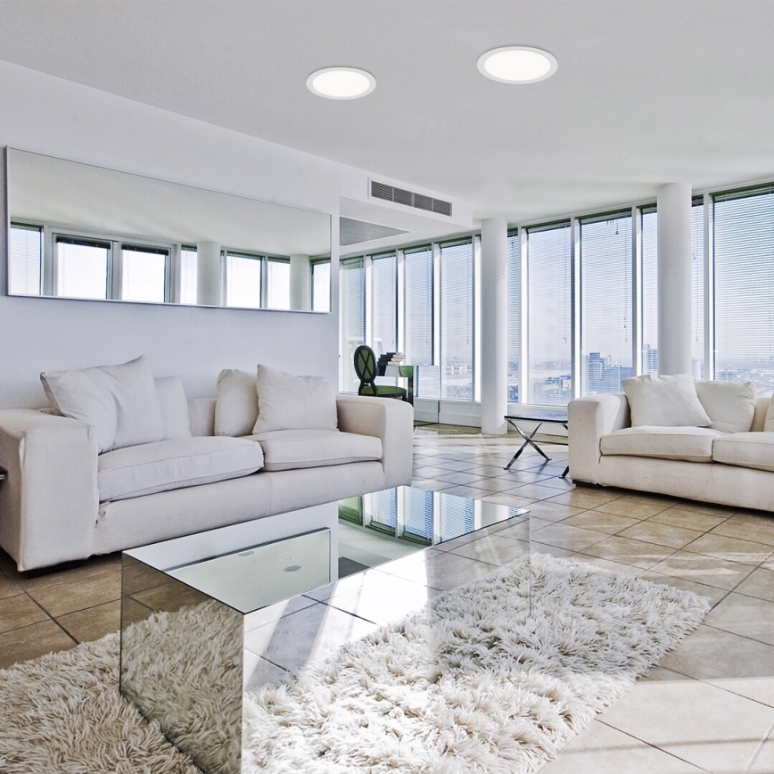 Rabalux - LED Лампа за окачен таван LED/18W/230V 3000K Ø 22 см бял