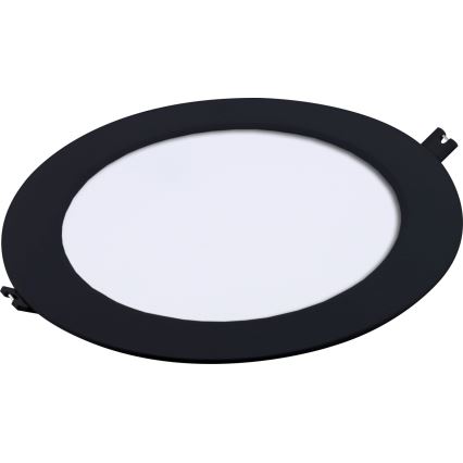 Rabalux - LED Лампа за окачен таван LED/18W/230V Ø 22 см черен