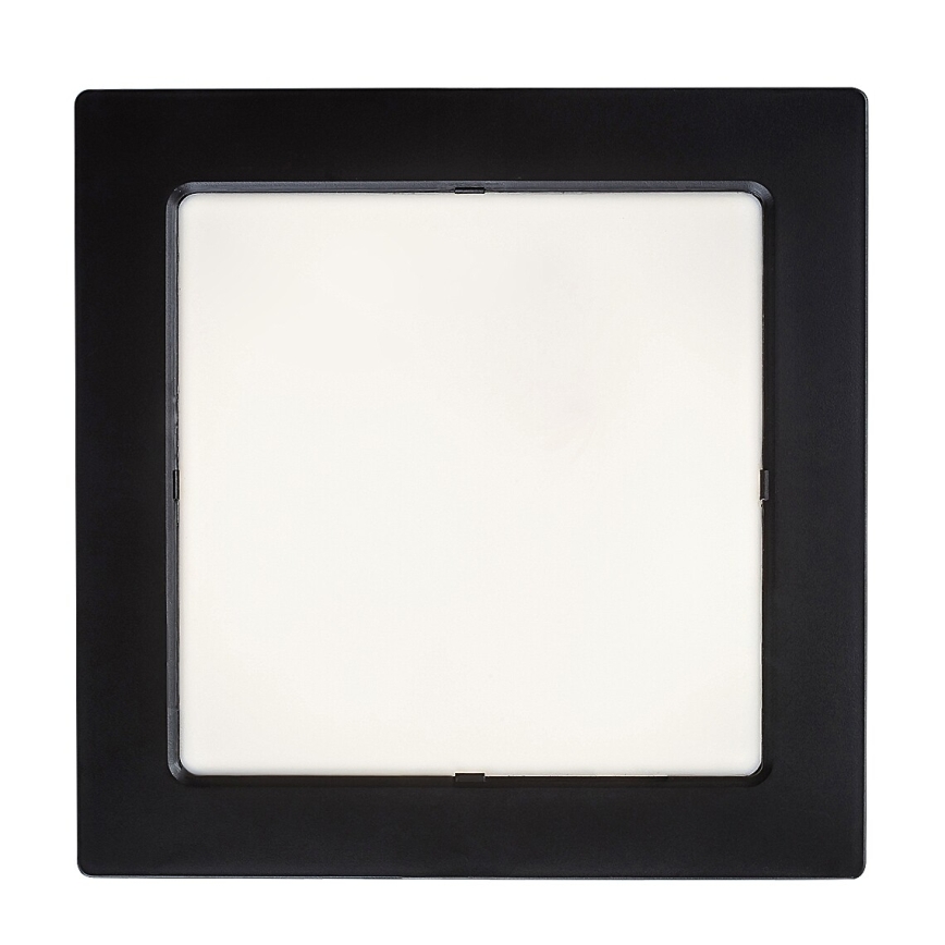 Rabalux - LED Лампа за окачен таван LED/18W/230V 22x22 см черен