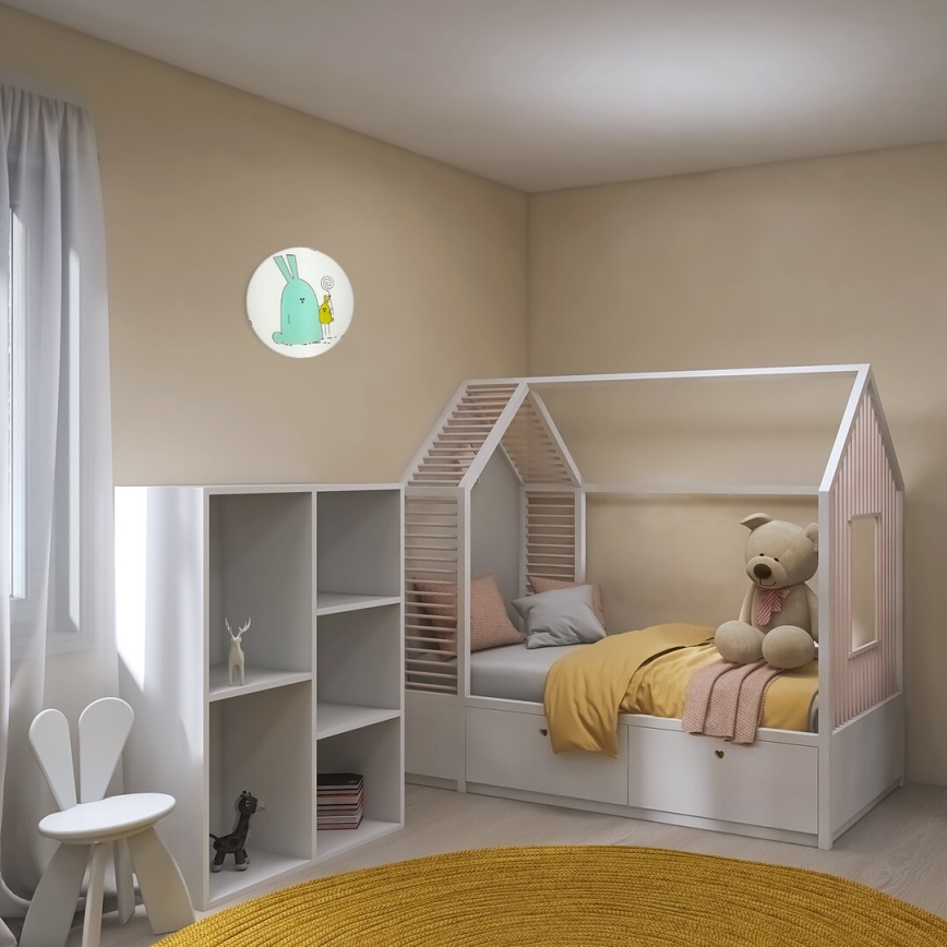 Rabalux - Детско таванно осветително тяло 2xE27/60W/230V, диаметър 40 см